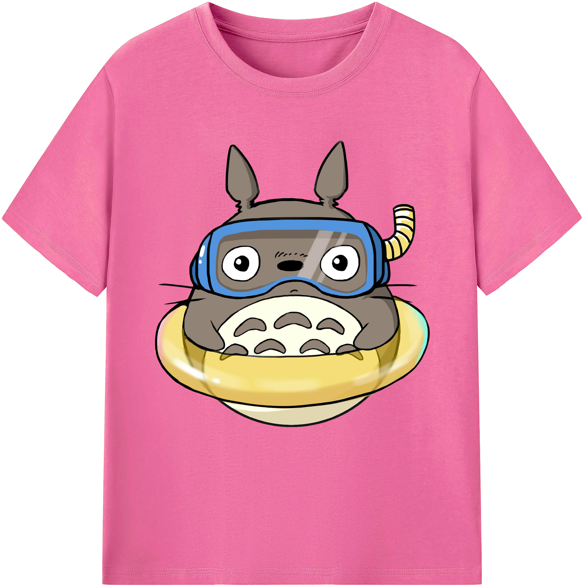 （画像用） となりのトトロ 草壁メイ 草壁サツキ My Neighbor Totoro Satsuki Kusakabe Mei Kusakabe レディースカジュアルプリントTシャツ（綿100％）